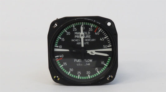 Piper PA-46-310P Malibu Manifold Pressure Fuel Flow Gauges 6533-1