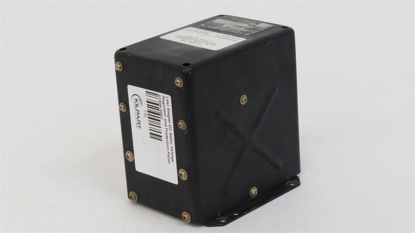 Lear Siegler DC Static Voltage Regulator and Protection Panel 51509-006C