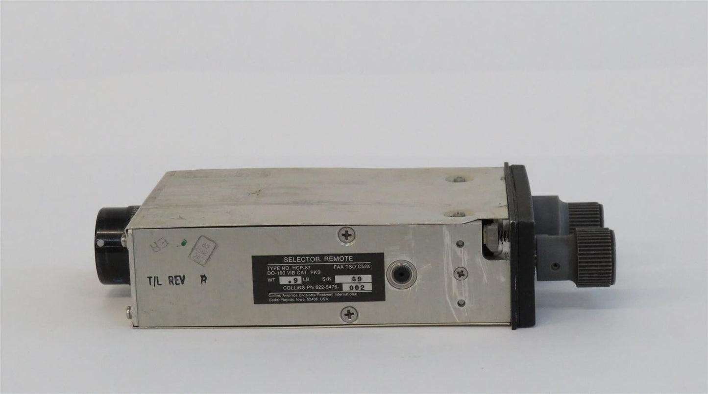 COLLINS HCP-87 Heading Control Panel 622-5476-002