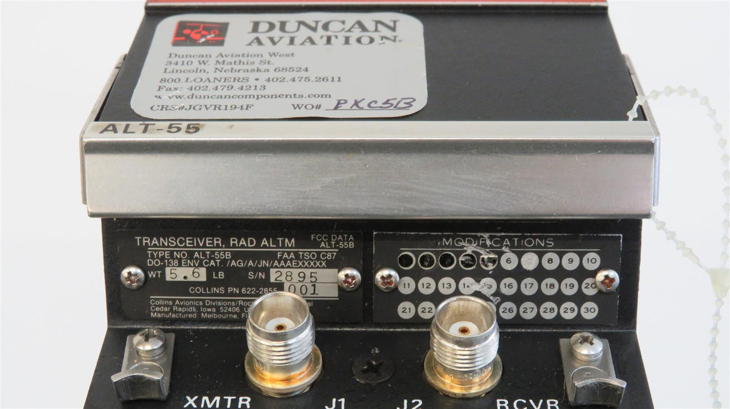 COLLINS ALT-55B Radar Altimeter Transceiver 622-2855-001