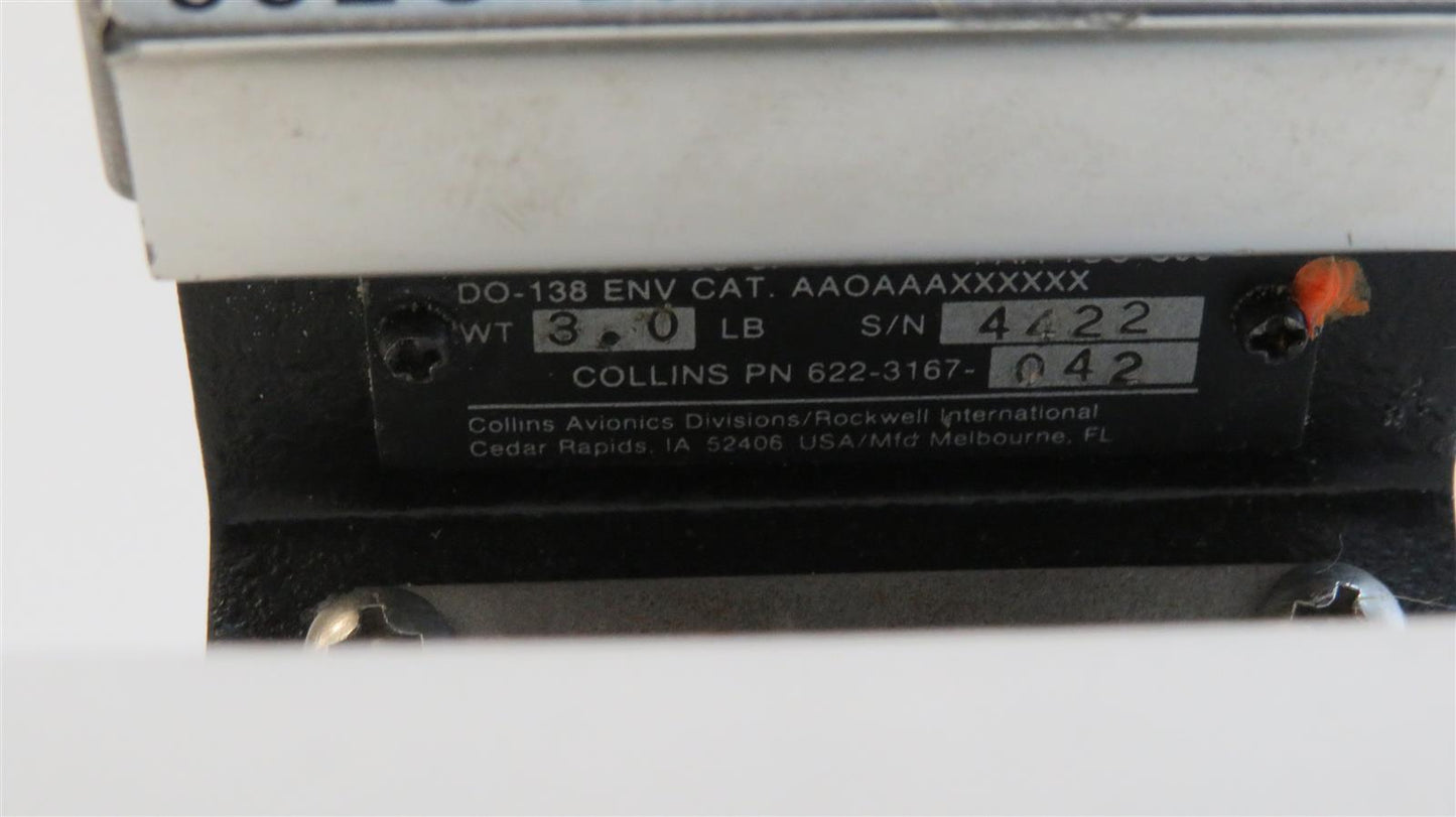 COLLINS 562C-8F YAW DAMPER COMPUTER 622-3167-042