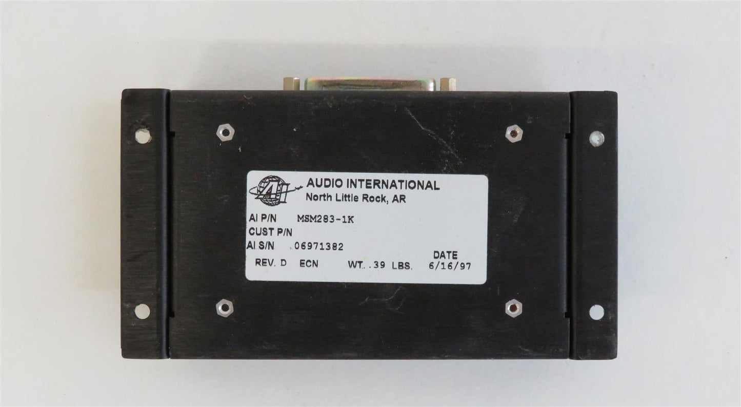 Audio International Cabin Temperature Controller MSM283-1K