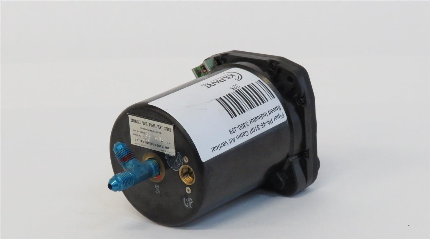 Piper PA-46-310P Malibu Cabin Alt Vertical Speed Indicator 3300-J39
