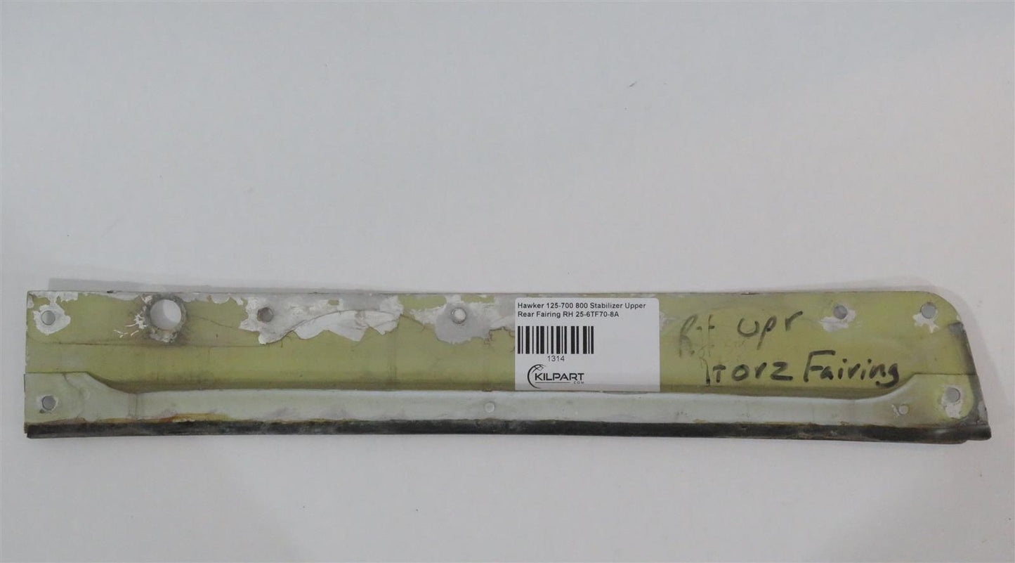 Hawker 125-700 800 Stabilizer Upper Rear Fairing RH 25-6TF70-8A