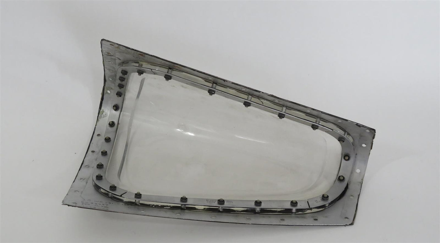Hawker 125-700 800XP 850XP LANDING LAMP WINDOW AND FRAME LH 251W00129-3A or 25WS335A