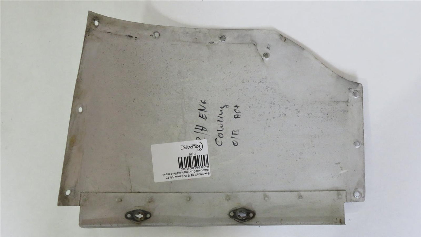 Beechcraft 95-B55 Baron RH Aft Outboard Cowling Nacelle Access Panel 96-910011-180