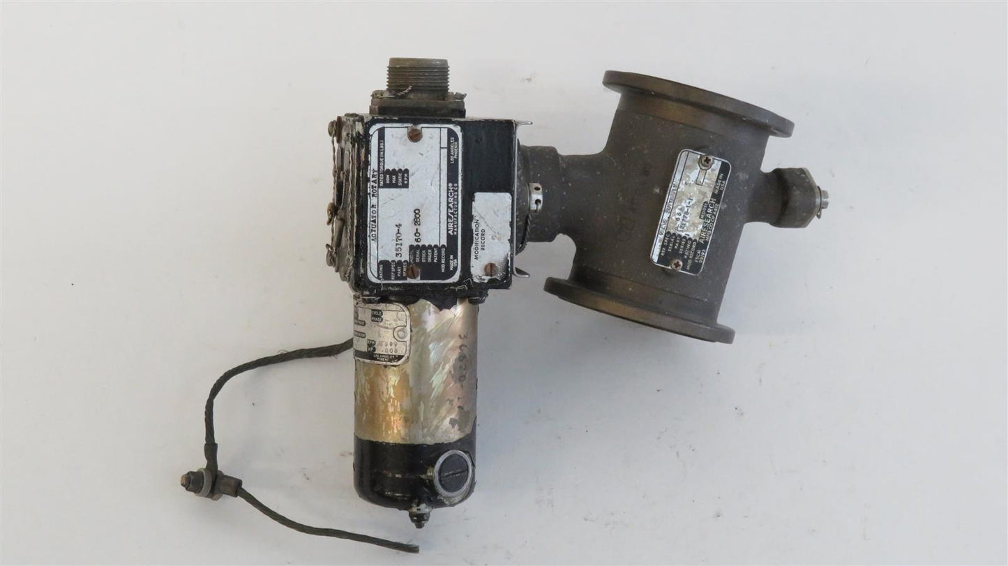 AIRESEARCH Rotary Actuator 36702-3 35170-4 Valve 321776-1-1