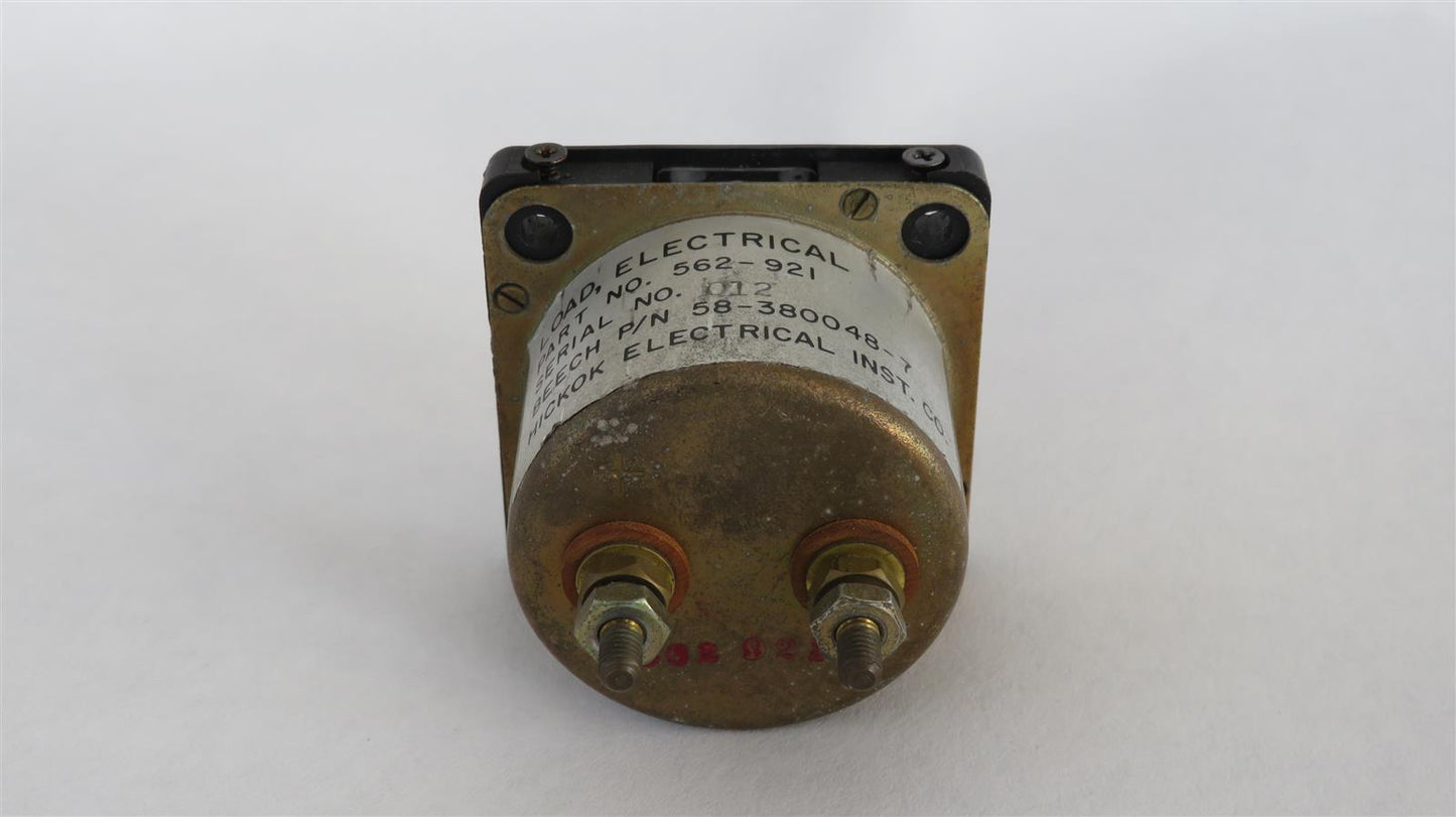 Beechcraft 95-B55 Loadmeter Indicator 58-380048-7 or 562-921