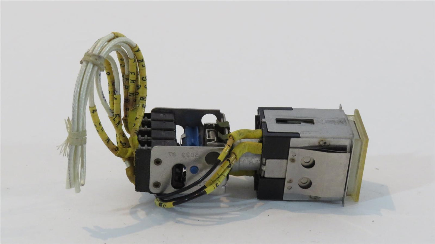 Hawker 125-700 800 Upper Control Panel Switch Assy PWR ON - PUSH FOR ABORT 25-6MC413-15