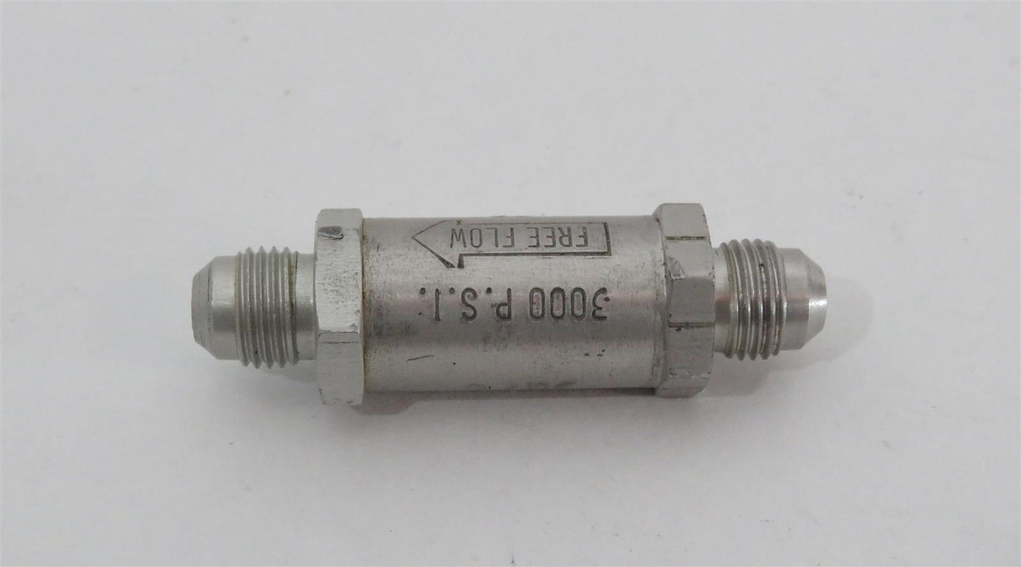 Hydraulic Check Valve 3000PSI AN6249-6 or 458-6D27-6
