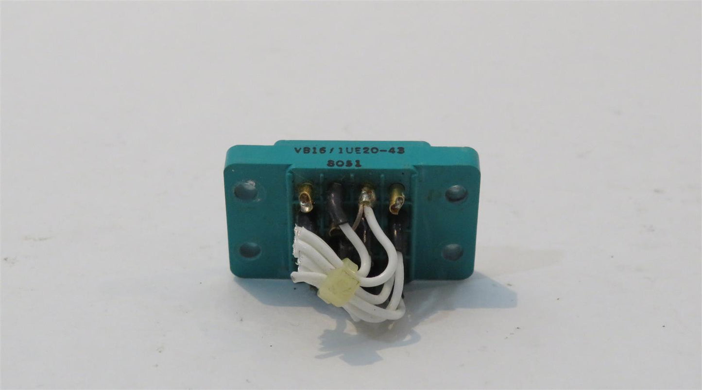 Connector Socket Relay Plug-In VB16-1UE20-43