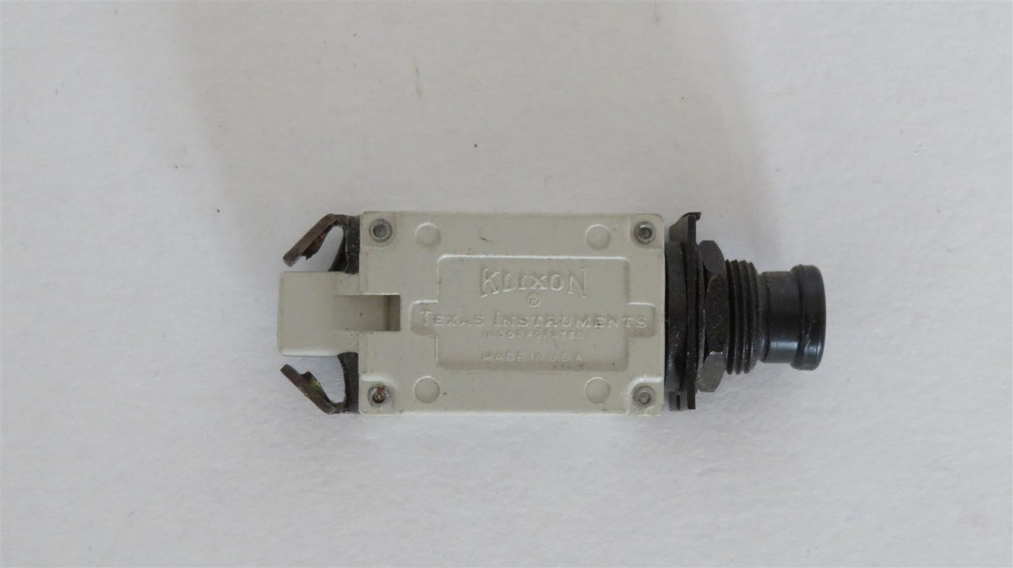 KLIXON MS26574-7.5 7274-2-7.5 7.5A 7.5AMP Aircraft Circuit Breaker