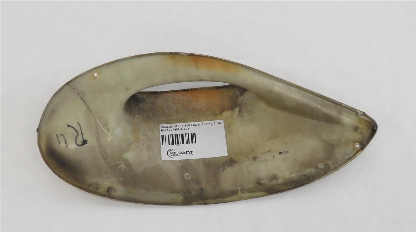 Cessna U206 P206 Lower Fairing Strut RH 1227402-4-791