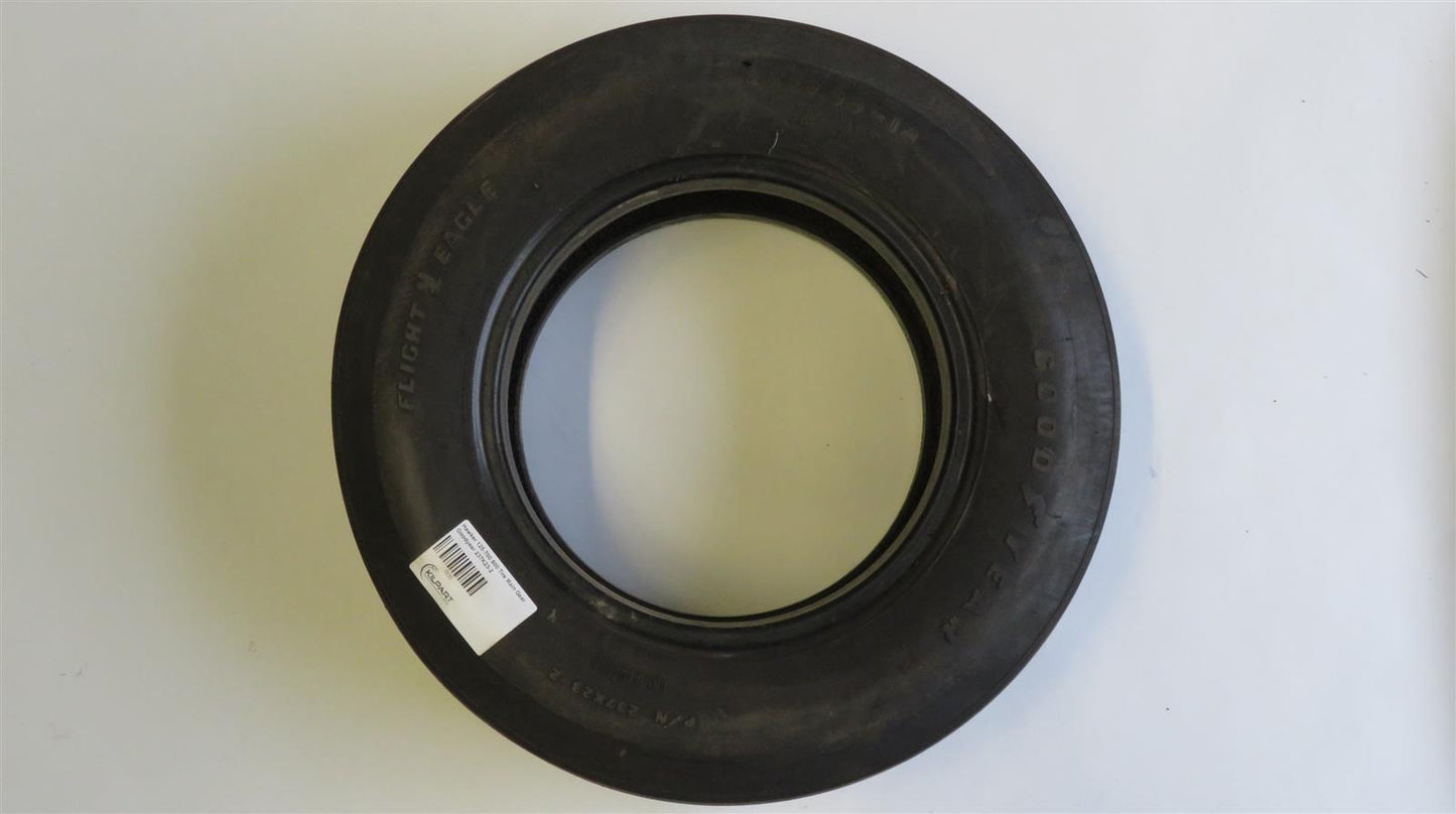 Hawker 125-700 800 Tire Main Gear Goodyear 237K23-2 Size 23x7.00-12