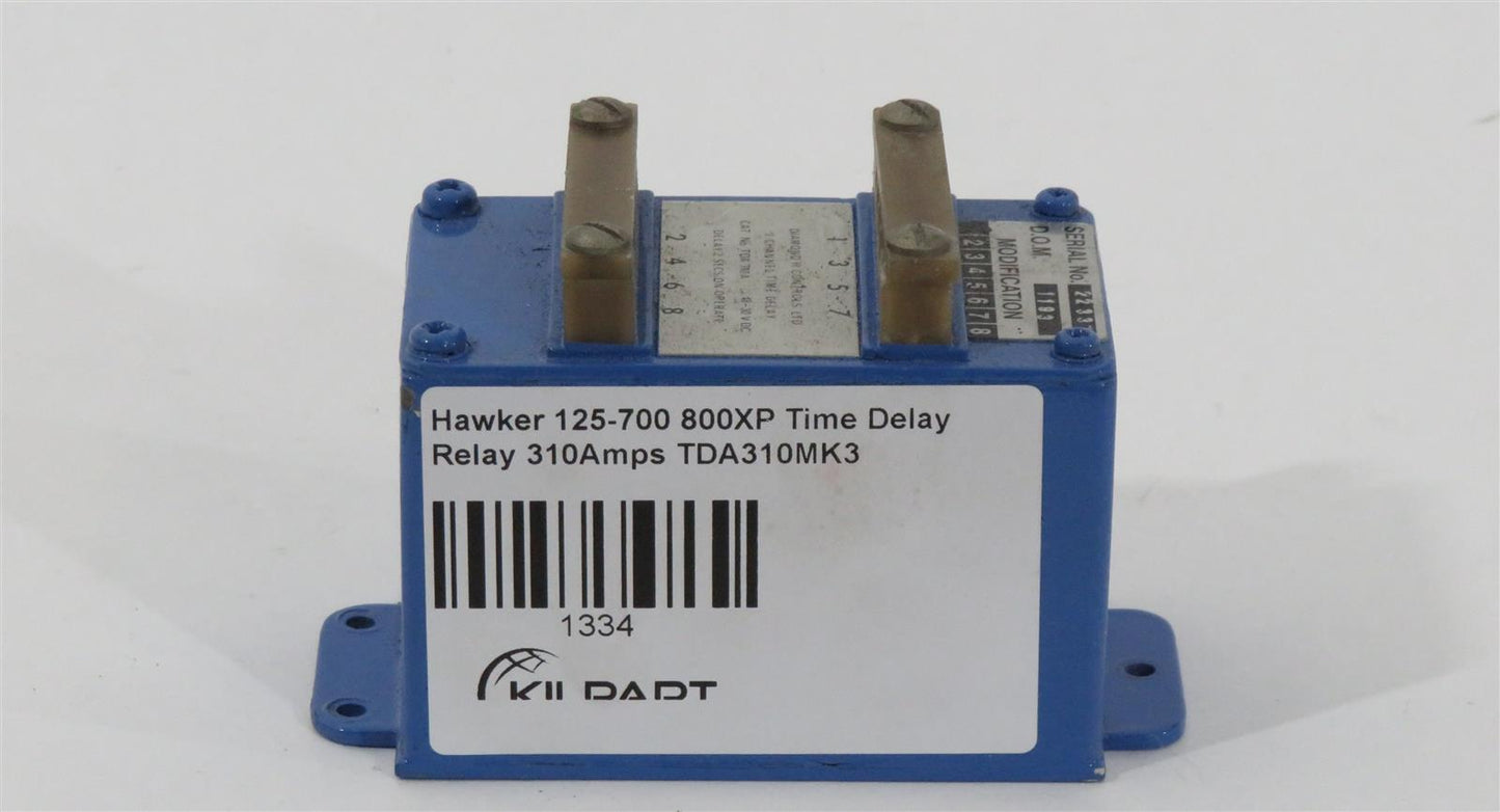 Hawker 125-700 800XP Time Delay Relay 310Amps TDA310MK3