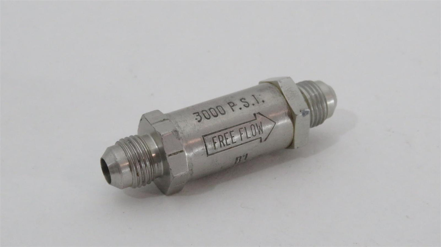 Hydraulic Check Valve 3000PSI AN6249-6 or 458-6D27-6