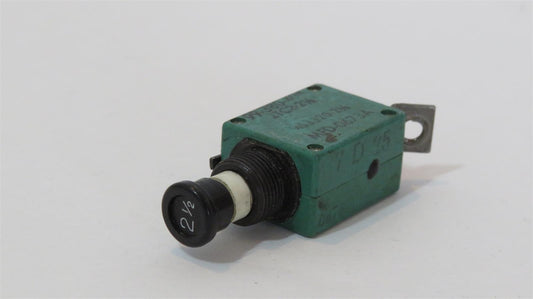 KLIXON MFD-0673A MS3320-2.5 2TC2-2.5 2.5A 2.5AMP Aircraft Circuit Breaker