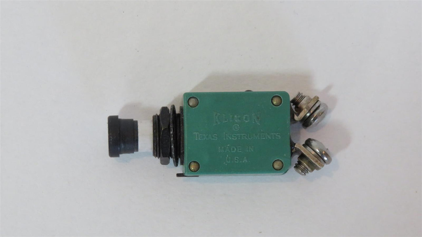 KLIXON MS3320-7.5 2TC2-7.5 7.5A 7.5AMP Aircraft Circuit Breaker