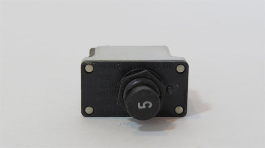 KLIXON 7271-8-5 5A 5AMP Aircraft Circuit Breaker