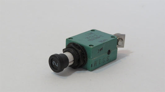 KLIXON MS3320-2 2TC2-2 2A 2AMP Aircraft Circuit Breaker