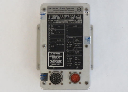 Sundstrand Speed Temperature & Air Bleed Control 161525-200 REV E 28V