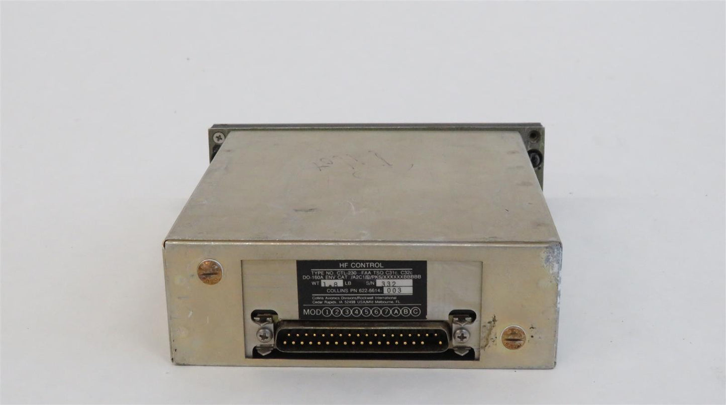 COLLINS CTL-230 HF Control 622-6614-003