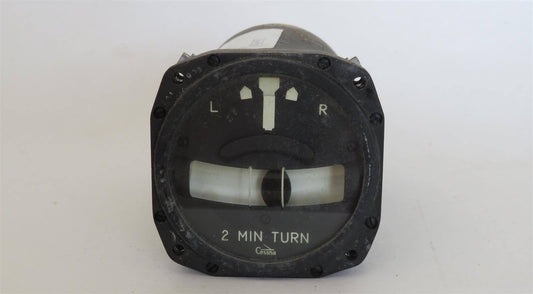 Cessna 150 Turn Coordinator Turn and Slip Indicator 12VDC S-1413N1