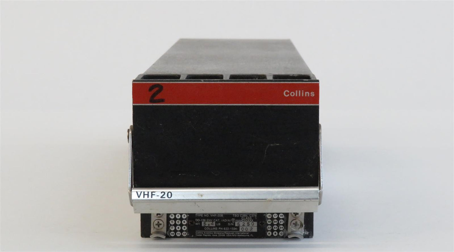 COLLINS VHF-20B VHF Transceiver 622-1334-002