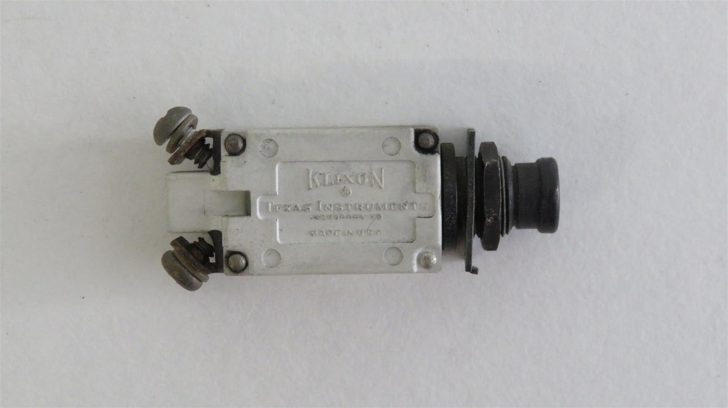 Texas Instruments MFD-0879A 7274-2-15 15A 15AMP Aircraft Circuit Breaker