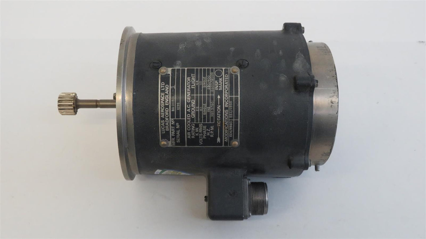 LUCAS AEROSPACE 115V AC Generator BA00501-1