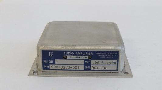 Baker Electronics Audio Amplifier 990-3273-001