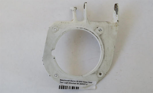 Beechcraft Baron 95-B55 Nose Gear Taxi Light Bracket 58-360027-3