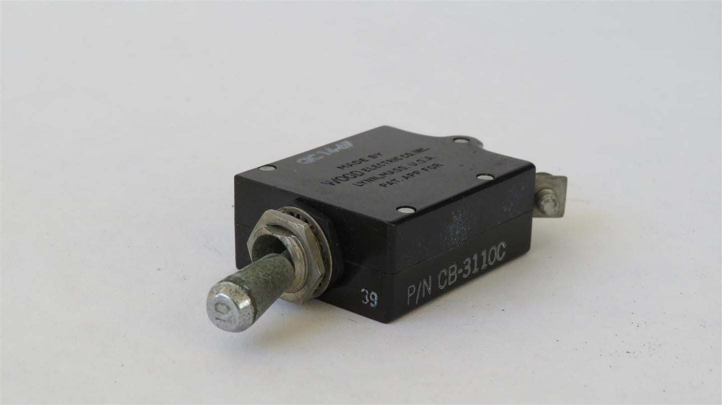 Aircraft Circuit Braker Toggle Switch Wood CB-3110C