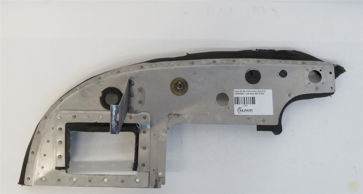 Piper PA-46-310P Malibu BAFFLE ASSEMBLY Left Rear 84019-802