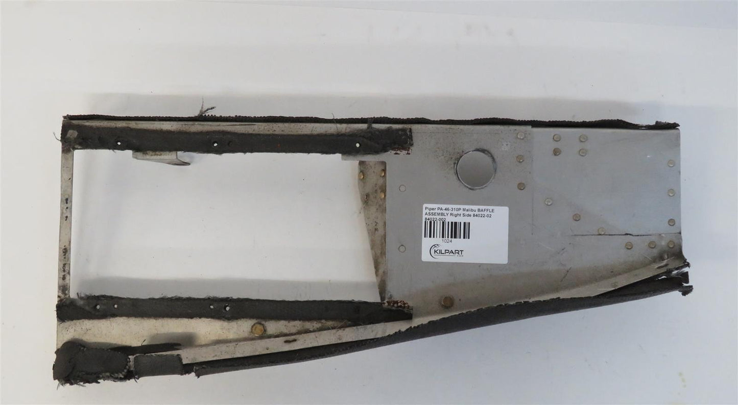 Piper PA-46-310P Malibu BAFFLE ASSEMBLY Right Side 84022-02 84022-002