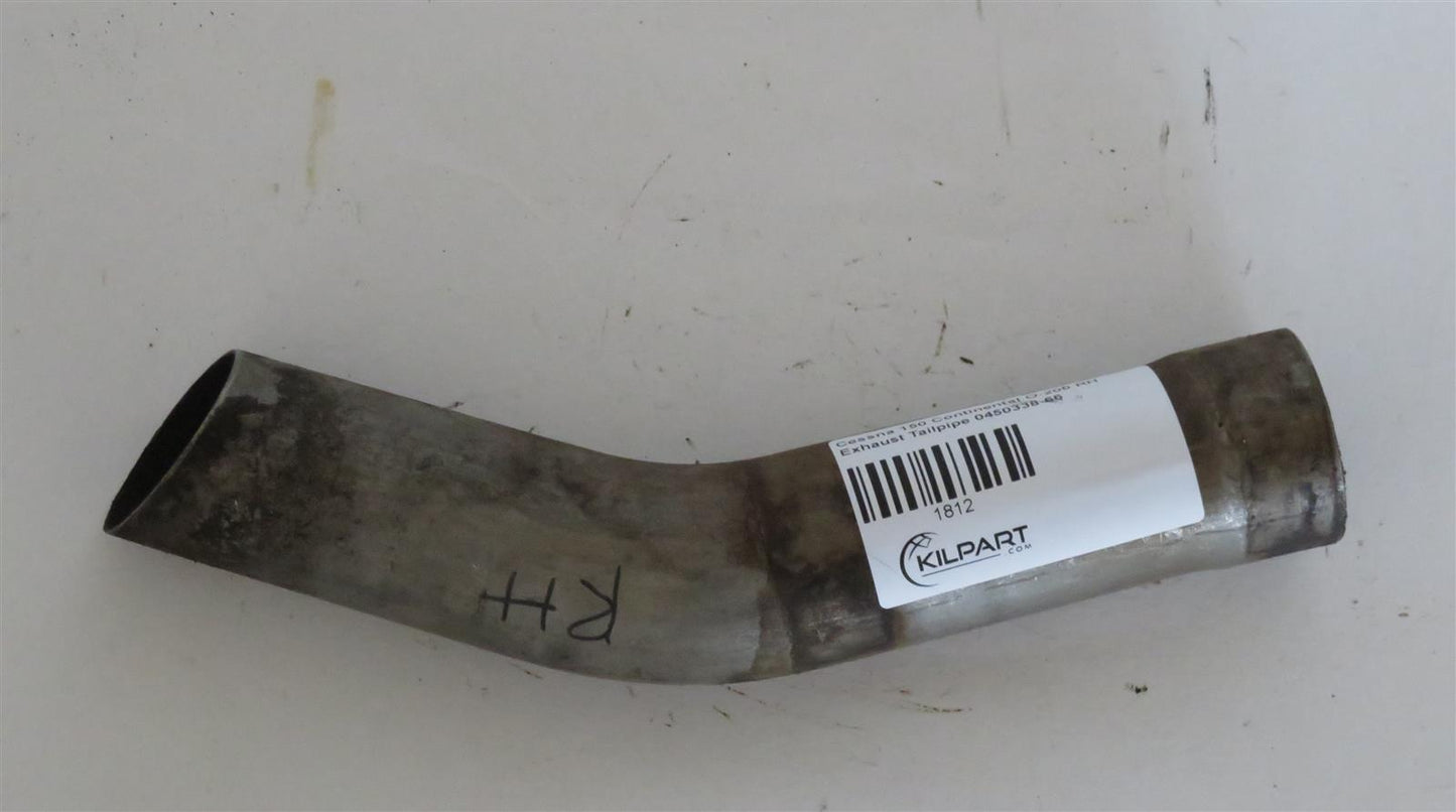 Cessna 150 Continental O-200 RH Exhaust Tailpipe 0450338-66