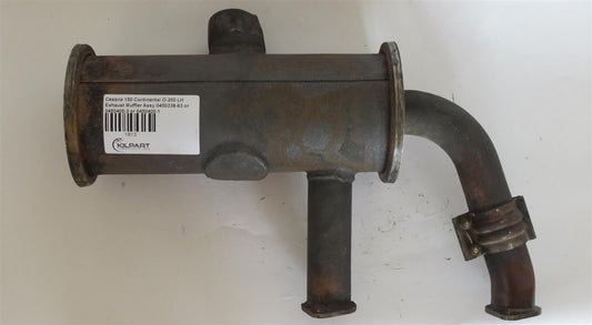 Cessna 150 Continental O-200 LH Exhaust Muffler Assy 0450338-63 or 0450400-3 or 0450400-1