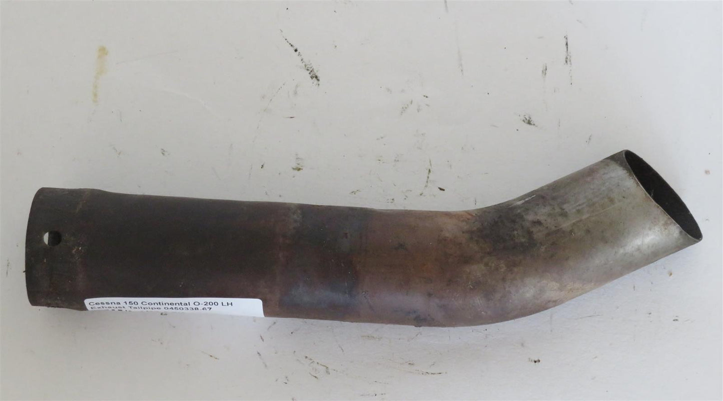 Cessna 150 Continental O-200 LH Exhaust Tailpipe 0450338-67