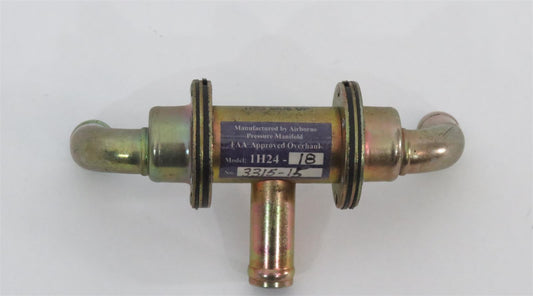 Piper PA-46-310P Malibu VACUUM MANIFOLD AND CHECK VALVE ASSEMBLY 492364 Alt 1H24-18