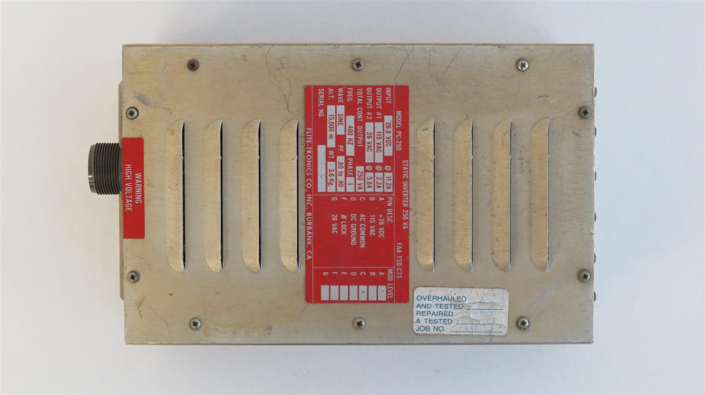 STATIC INVERTER 250VA 501-1235-01