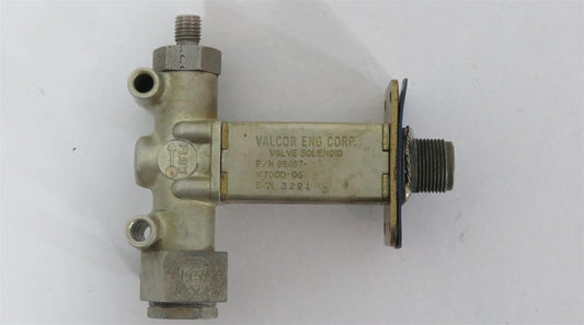 Solar Turbine APU Fuel Valve Solenoid VALCOR 96487-V7000-06