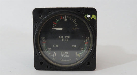 Beechcraft 95-B55 Engine Gauge 96-384058-1 or 22-804-022