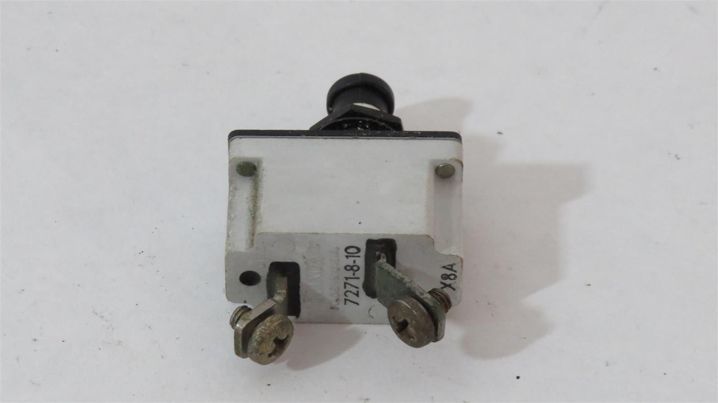 KLIXON MS24510-10 MFD-1168A 10A 10AMP Aircraft Circuit Breaker