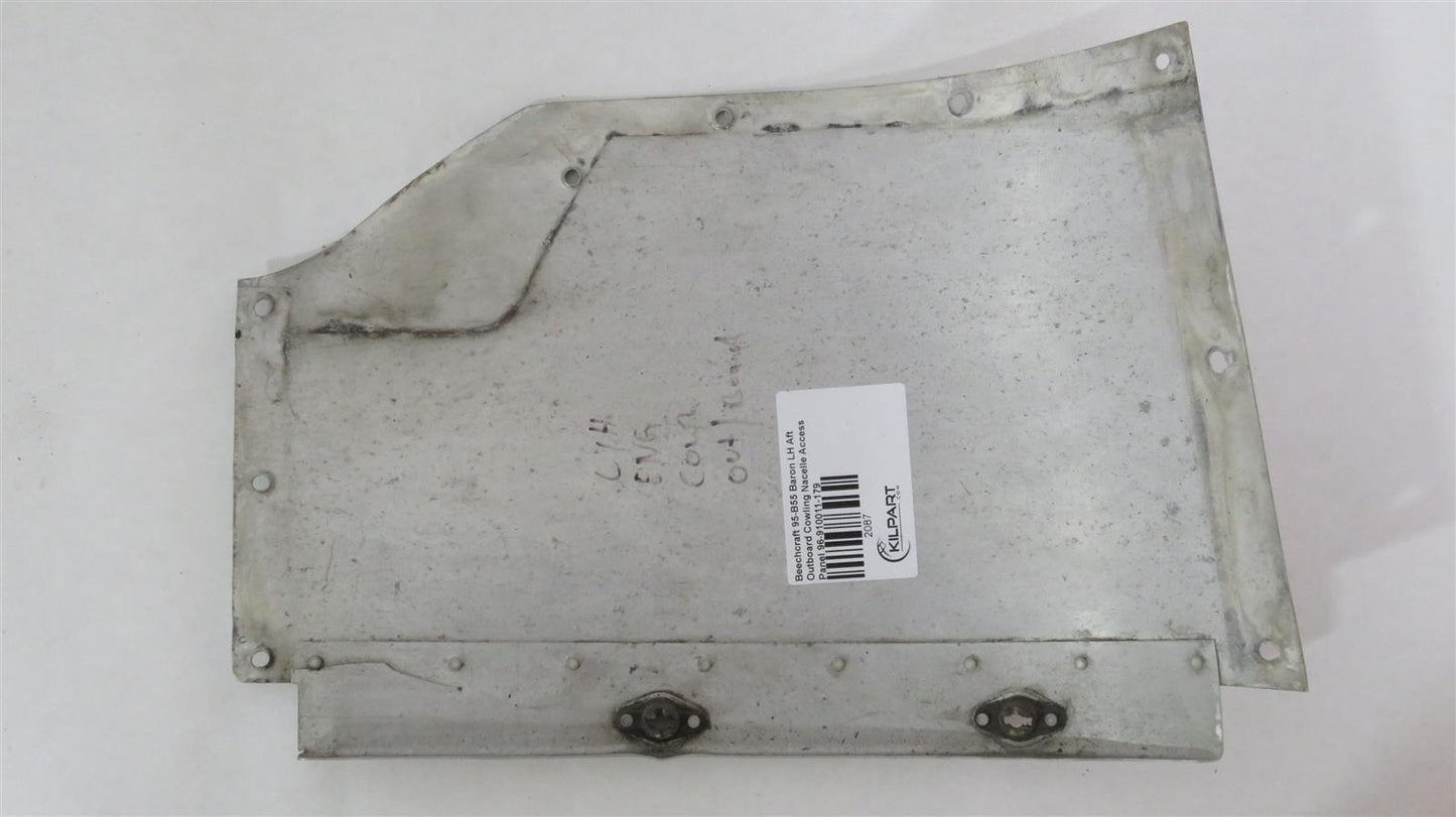 Beechcraft 95-B55 Baron LH Aft Outboard Cowling Nacelle Access Panel 96-910011-179