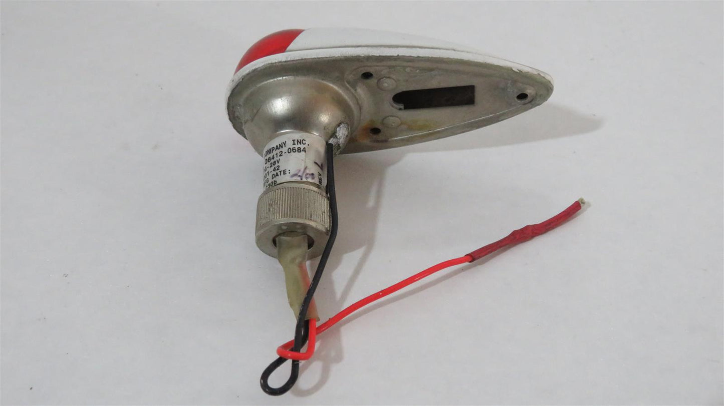 Beechcraft 95-B55 Wing Tip NAV Light LH Red 83307-4 or 83307-3