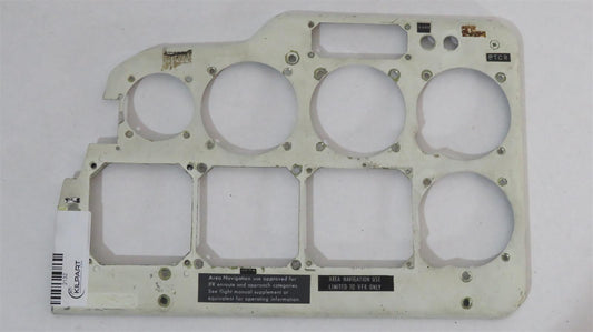 Beechcraft 95-B55 Baron LH Pilot Instrument Panel 96-324029 or 96-324123