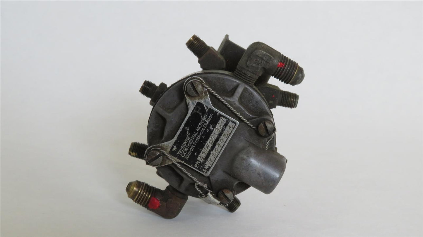 Continental IO-470 Fuel Injection Manifold Valve 631427-3A4 or 631427-3A7