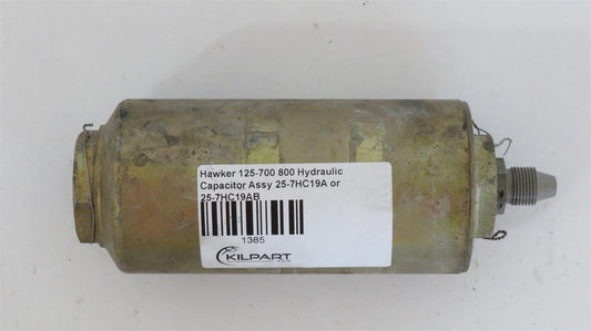 Hawker 125-700 800 Hydraulic Capacitor Assy 25-7HC19A or 25-7HC19AB