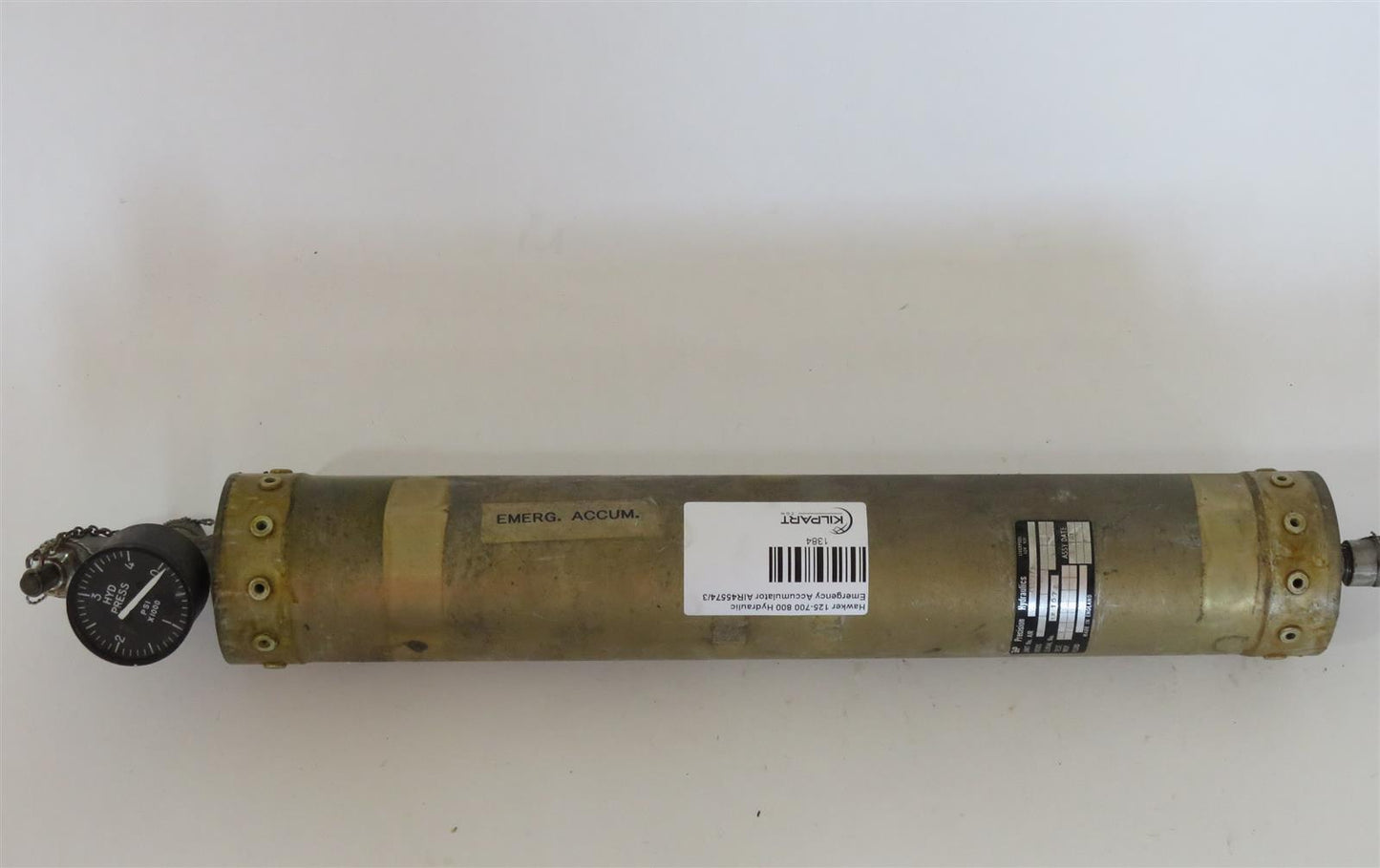 Hawker 125-700 800 Hydraulic Accumulator AIR45574-3