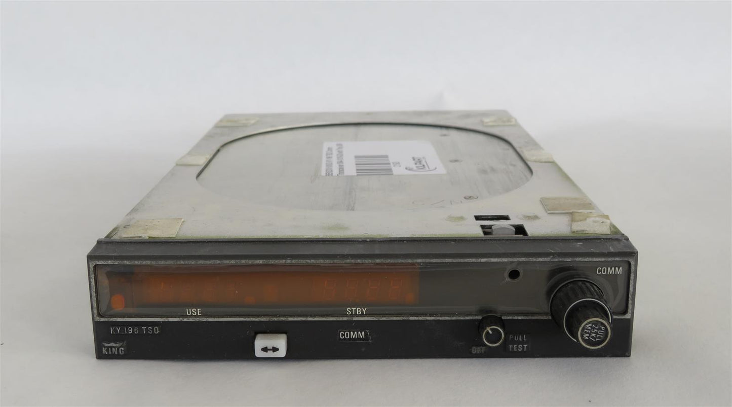 BENDIX KING KY-196 TSO Comm Transceiver 064-1019-20 with Tray 28V